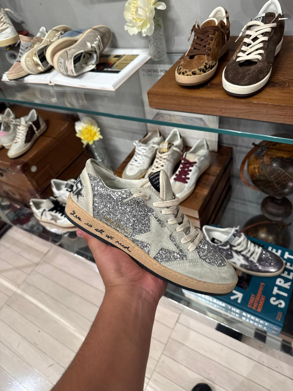 Tenis Golden Goose Ball Star Nueva Temporada Customizados Glitter