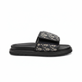 Dior Slides Oblique Bolsillo Azul Marino Hombre