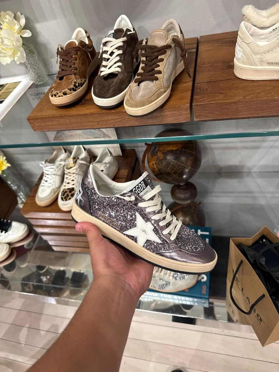 Tenis Golden Goose Ball Star Nueva Temporada Customizados Glitter